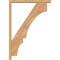 Ekena Millwork Balboa Block Smooth Bracket w/ Offset Brace, Western Red Cedar, 3 1/2"W x 28"D x 40"H BKT0402X28X40BOA05SWR - alternate 4